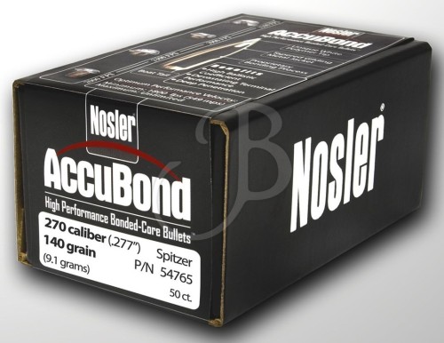 NOSLER ACCUBOND  PALLE C 270 GR 140