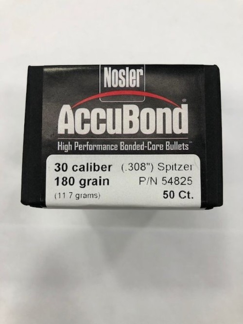 NOSLER ACCUBOND PALLE CAL 30 GR 180