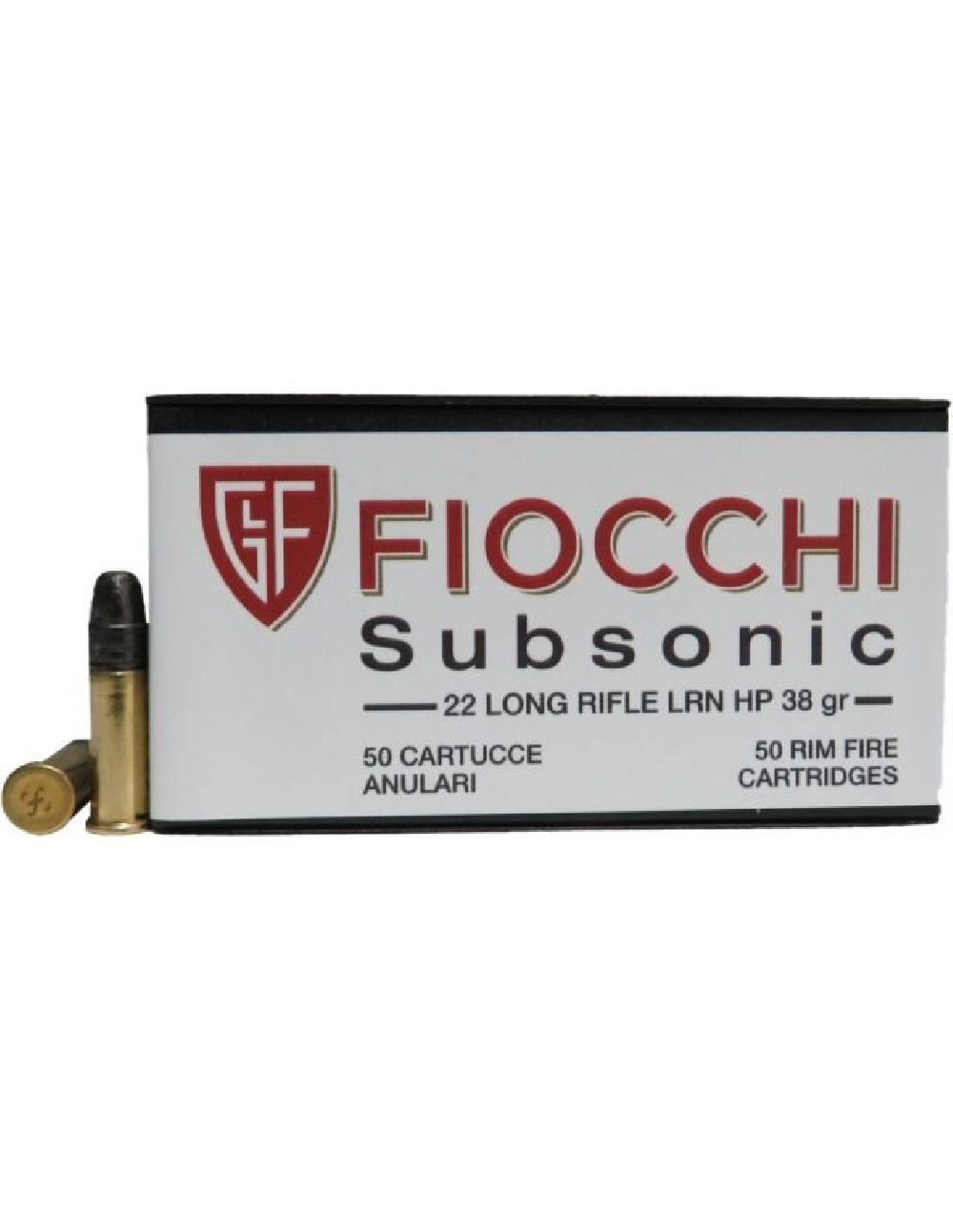 FIOCCHI CARICHE 22LR SUBSONIC LRNHP