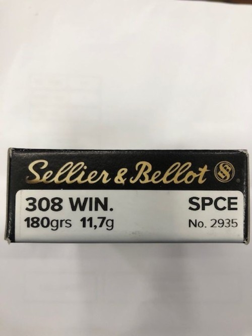 S&B CARICHE 308 WIN SPCE 180 GR