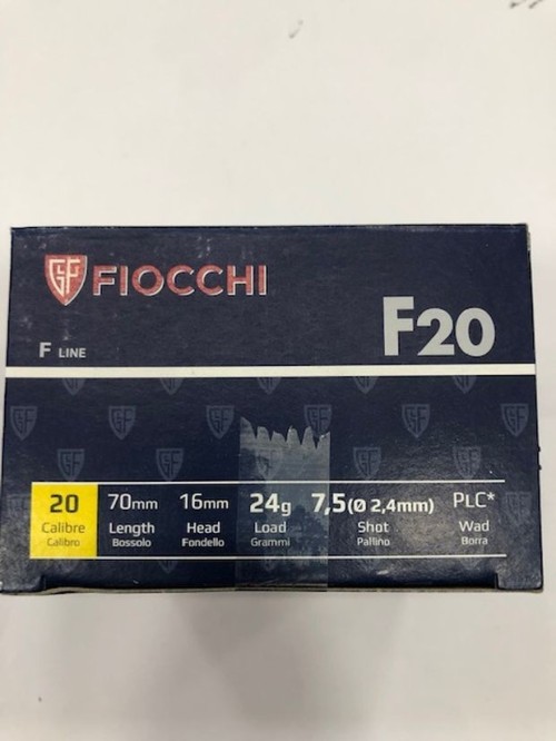 FIOCCHI CARTUCCE C20 TRAP 7 1/2