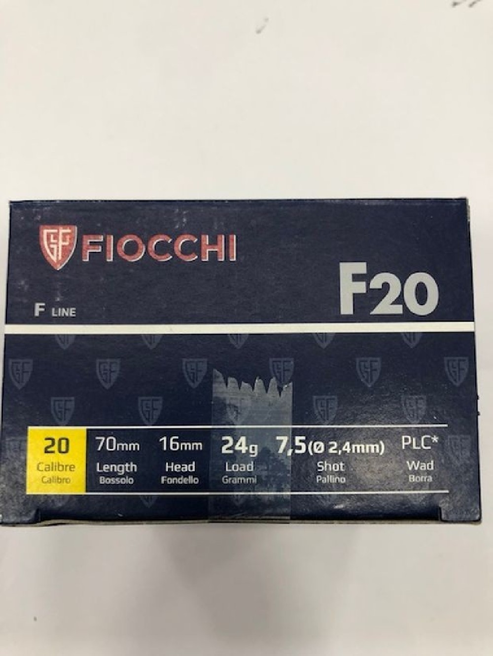 FIOCCHI CARTUCCE C20 TRAP 7 1/2