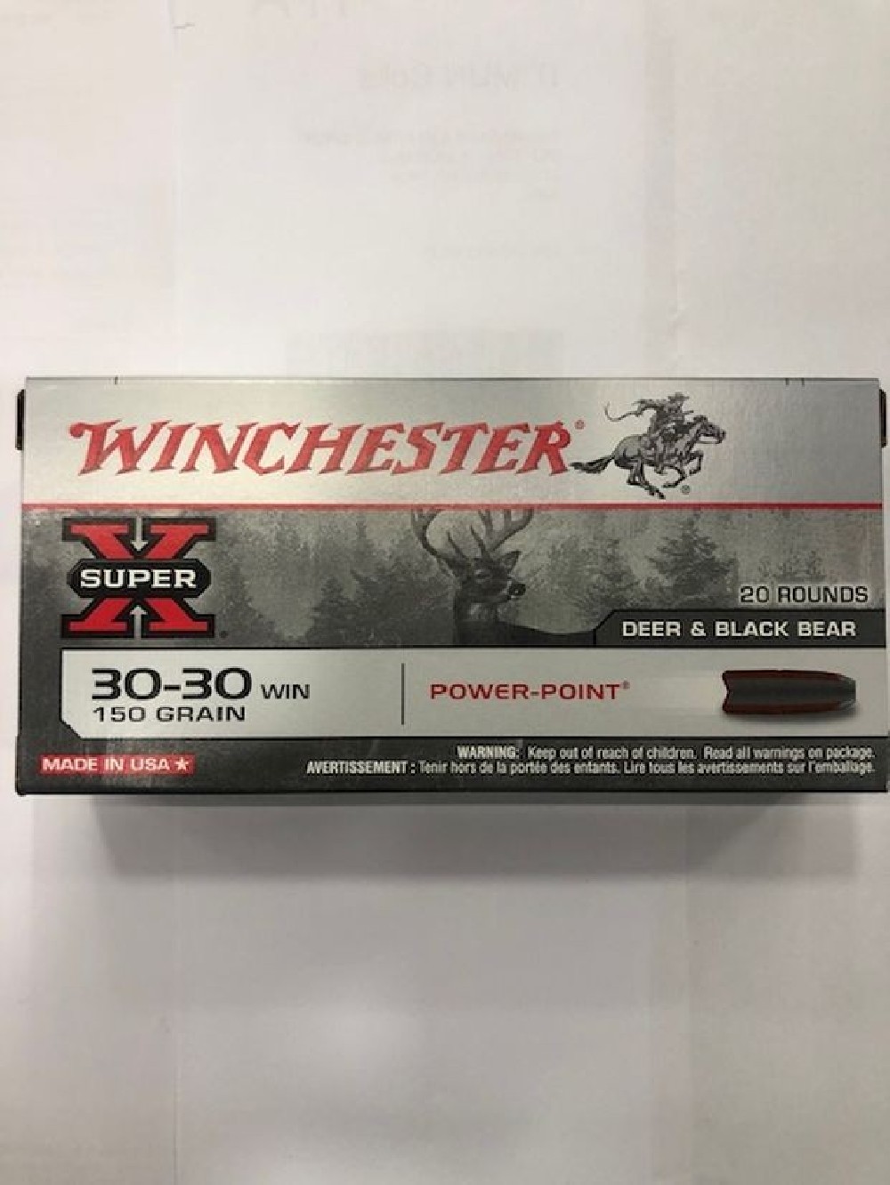 WINCHESTER CARICHE 30-30 PP GR 150