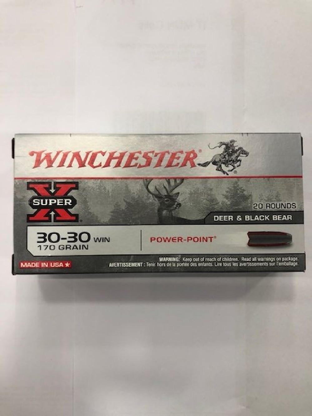 WINCHESTER CARICHE 30-30 PP GR 170