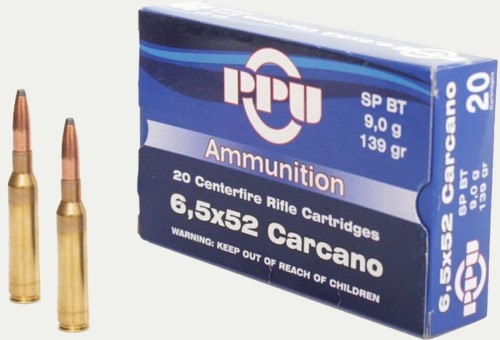 PRVI CARICHE 6,5 CARCANO 139 G 264