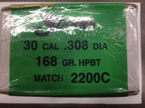 SIERRA PALLE CAL 30 168 GR HPBT