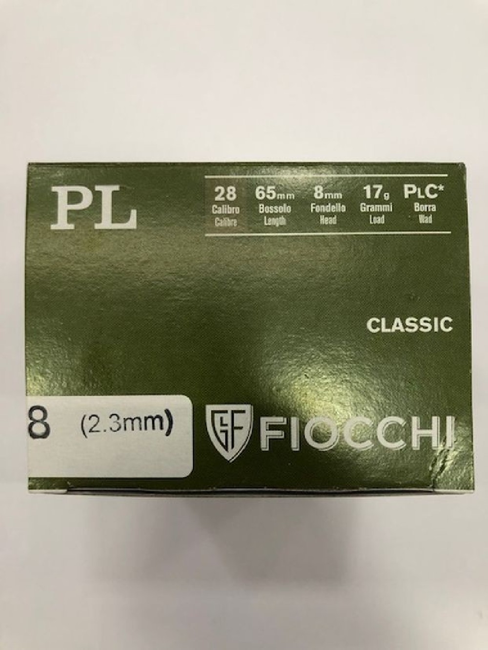 FIOCCHI CART CLASSIC C28 PL28 PB 8