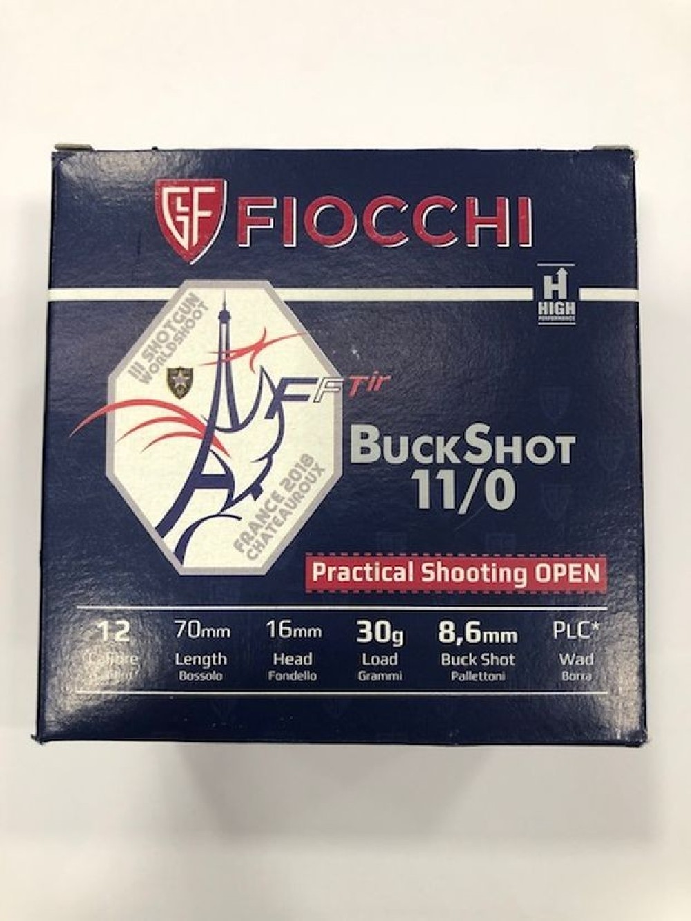 FIOCCHI CARTUCCE 11/0 TIRO DIN OPEN