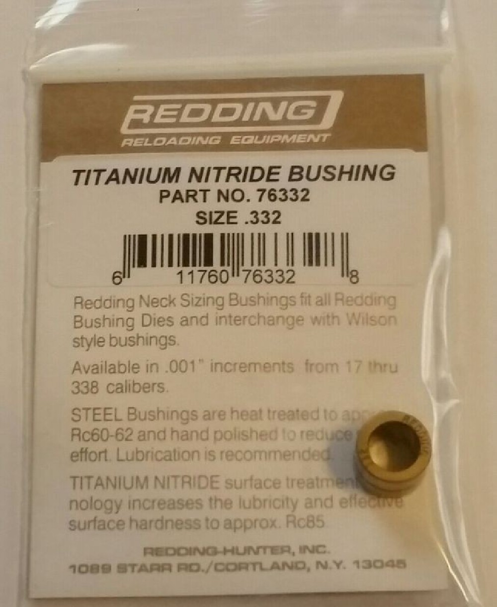 REDDING BUSHING SIZE 332