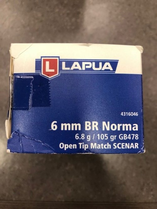 LAPUA CARICHE C 6BR 105 GR SCENAR