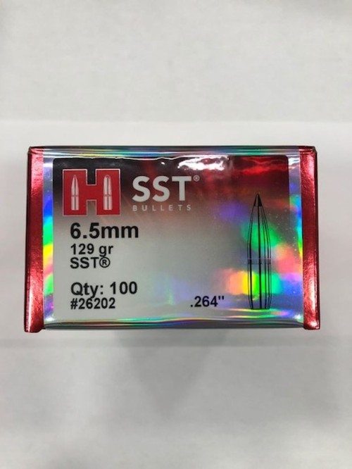 HORNADY PALLE CAL 6,5 SST 129 GR