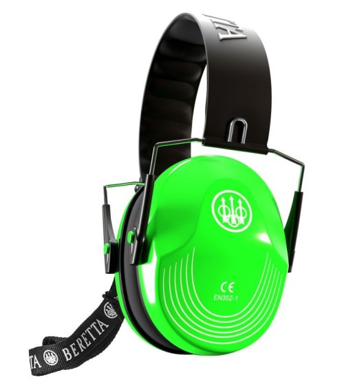 BERETTA CUFFIE DA TIRO VERDE FLUO