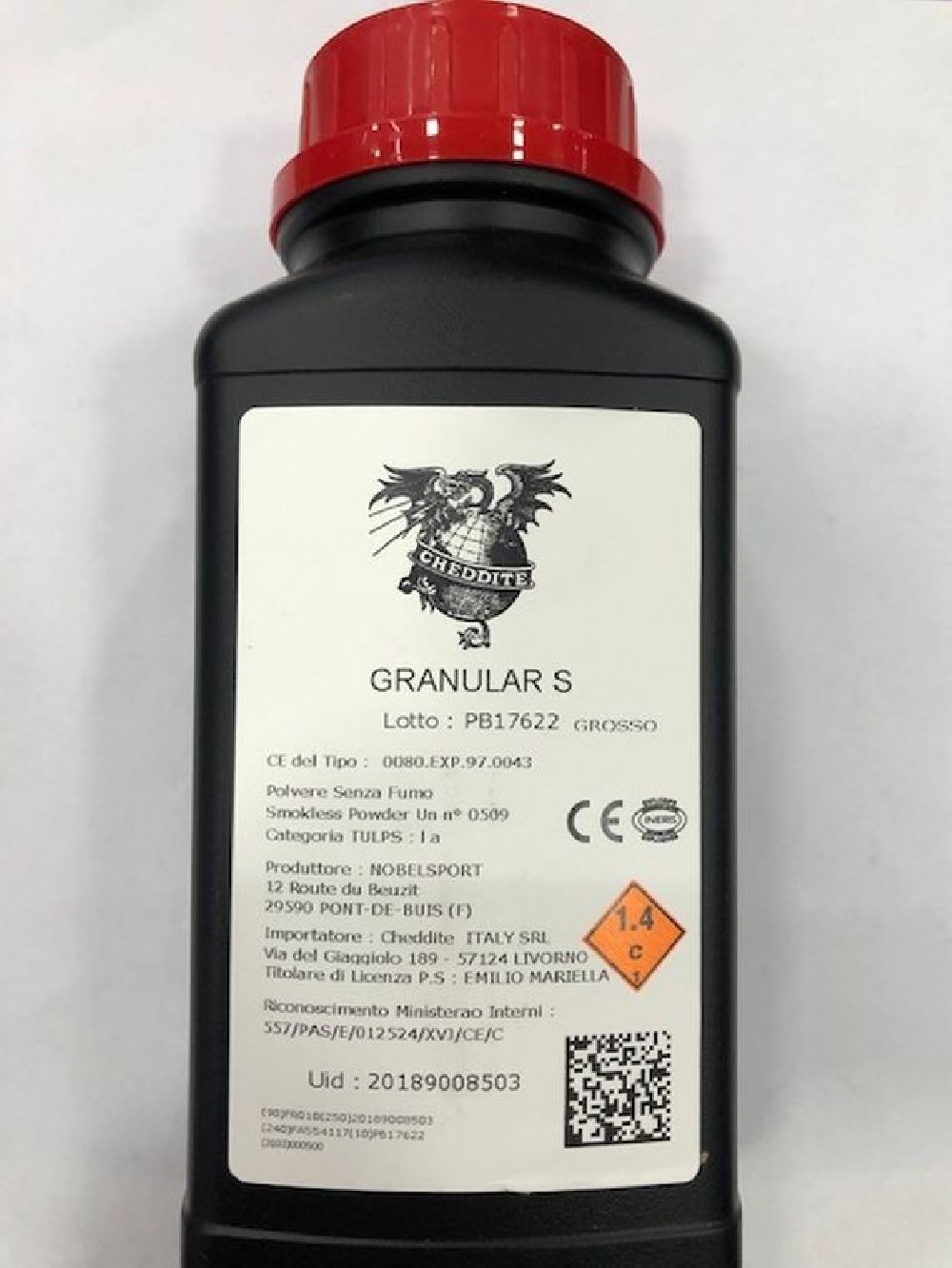 CHEDDITE GRANULAR S 500 GR GROSSO