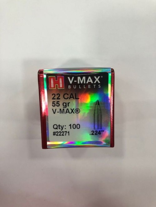 HORNADY PALLE CAL22 55GR V-MAX