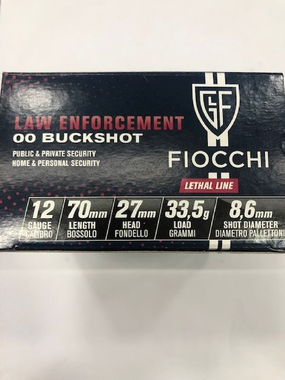FIOCCHI CARTUCCE 11/0 LAW ENFORC