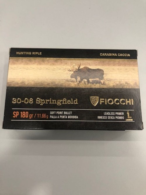 FIOCCHI CARICHE 30-06 GR 180 SP