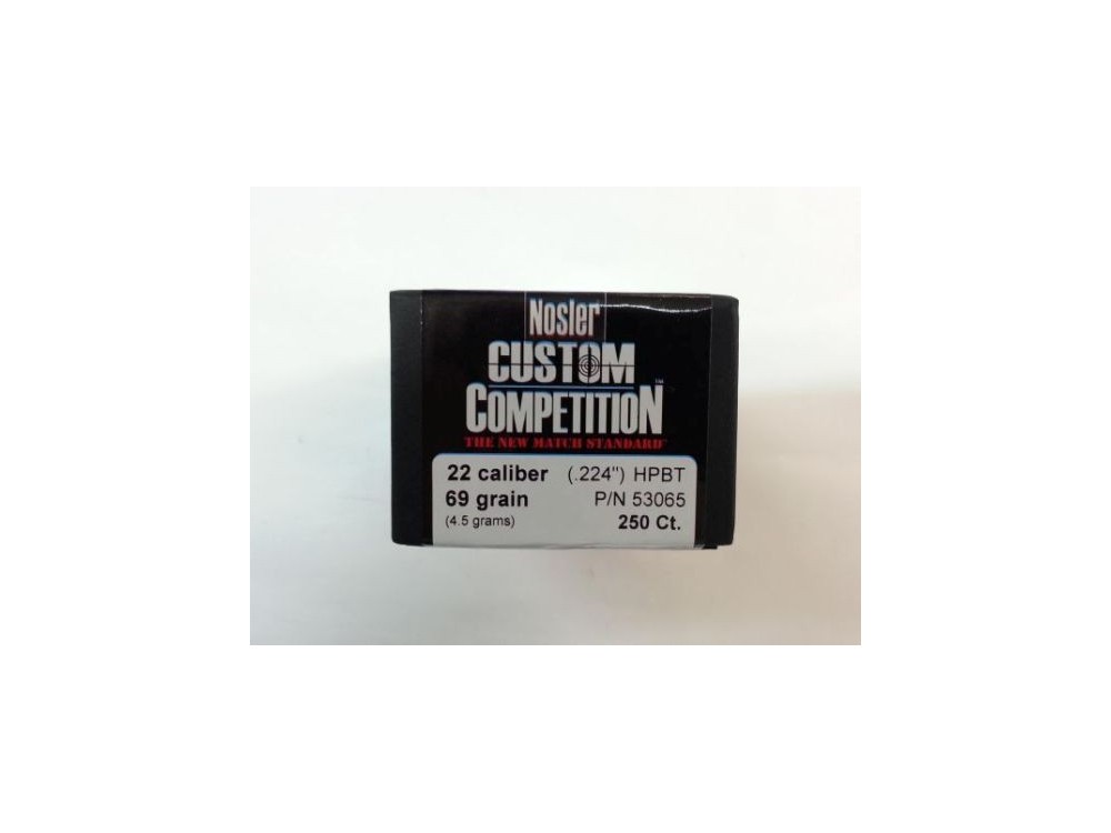 NOSLER C22 GR 69 HPBT QT 250PZ