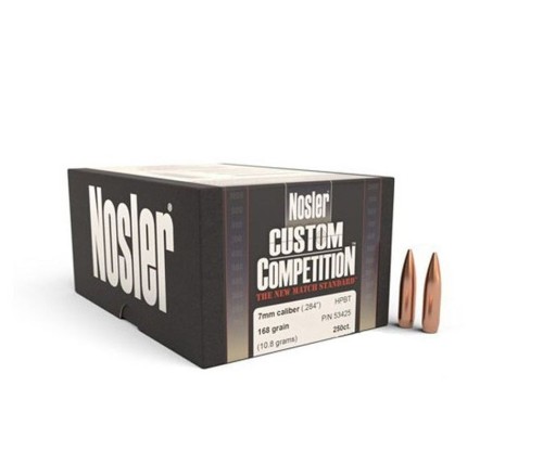 NOSLER 7MM GR 168 HPBT QT 250