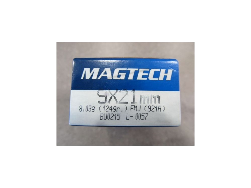 MAGTECH CARICHE 9X21 FMJ QT 50