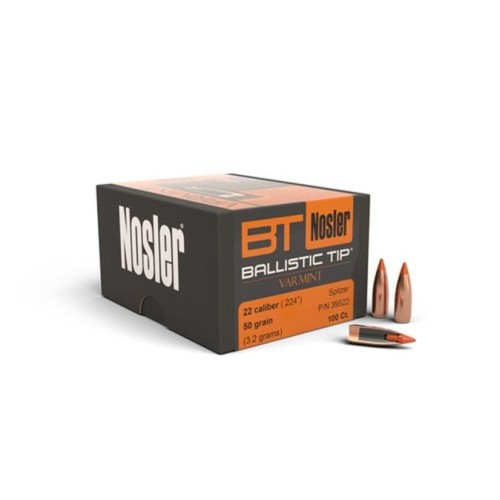 NOSLER B TIP PALLE C22 GR 50 QT 100