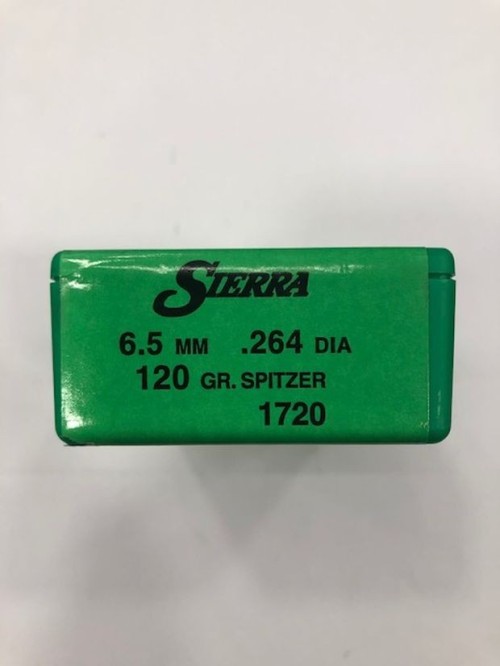 SIERRA PALLE C 6,5 MM 120 GR SPITZ