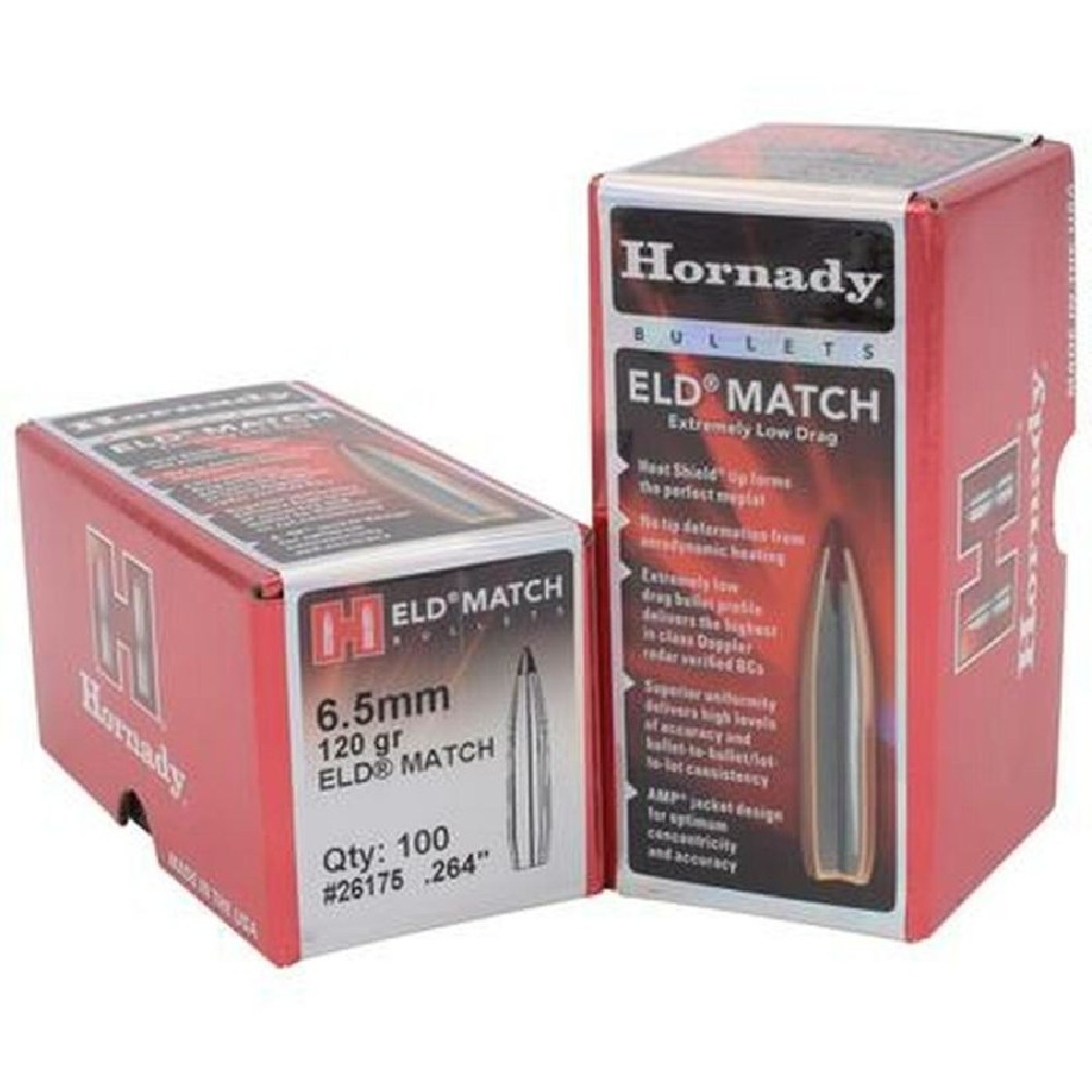 HORNADY PALLE 6,5 MM ELD M GR120