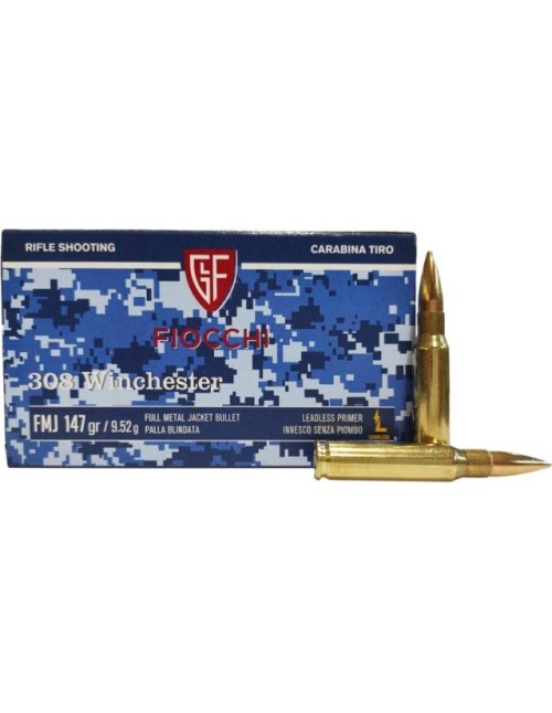 FIOCCHI CARICHE 308 WIN 147 GR