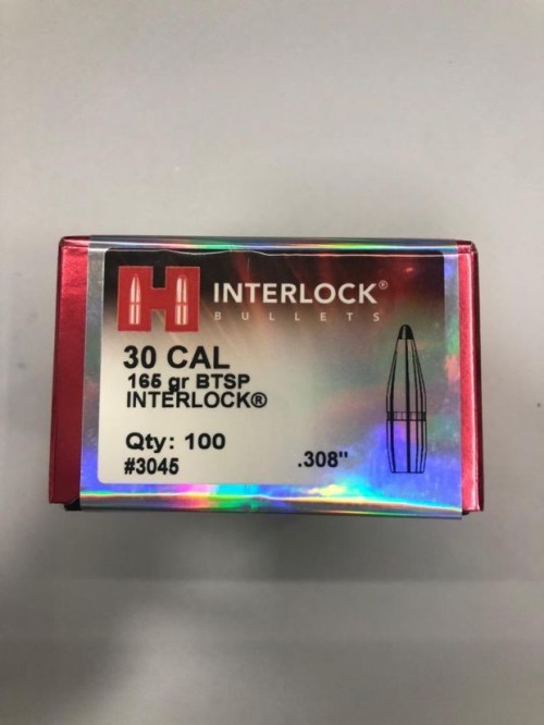 HORNADY PALLE CAL30 GR 165 BTSP