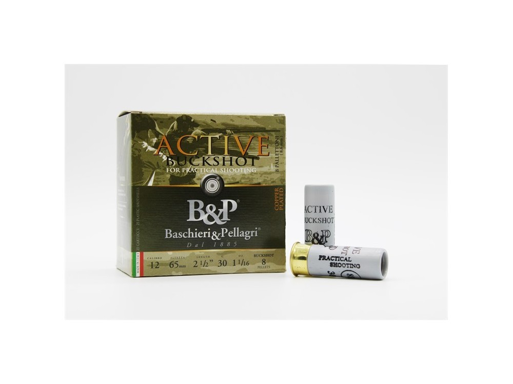 BASCHIERI CART ACTIVE BUCKSHOT C12