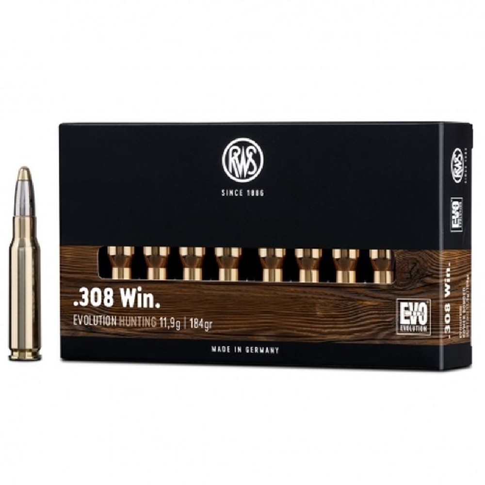 RWS CARICHE 308 WIN EVO 184 GR