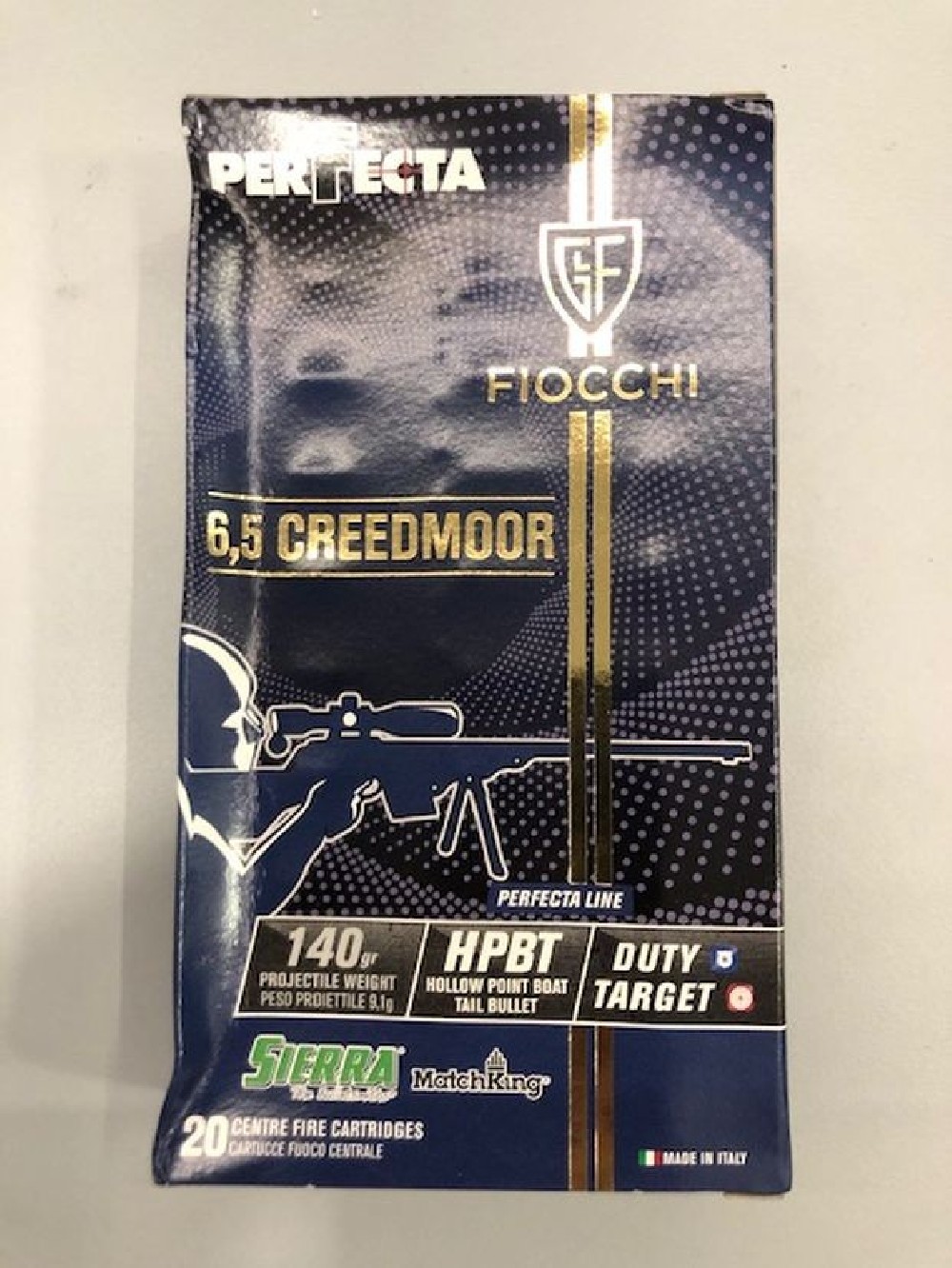 FIOCCHI CARICHE 6,5 CREEDMOOR
