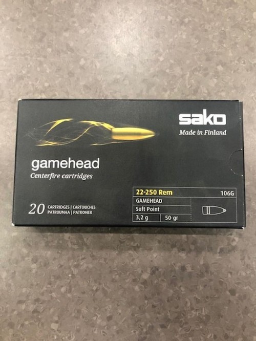 SAKO CARICHE 22-250 GR 50 QT 20