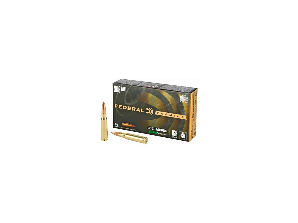 FEDERAL CARICHE 308 WIN 168 GR GM