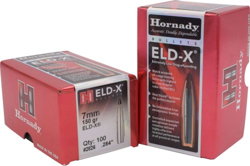 HORNADY PALLE 7MM ELD-X 150GR