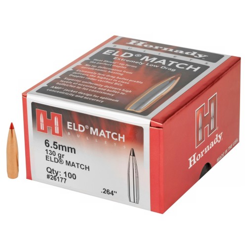 HORNADY PALLE 6,5 MM ELD M GR 130