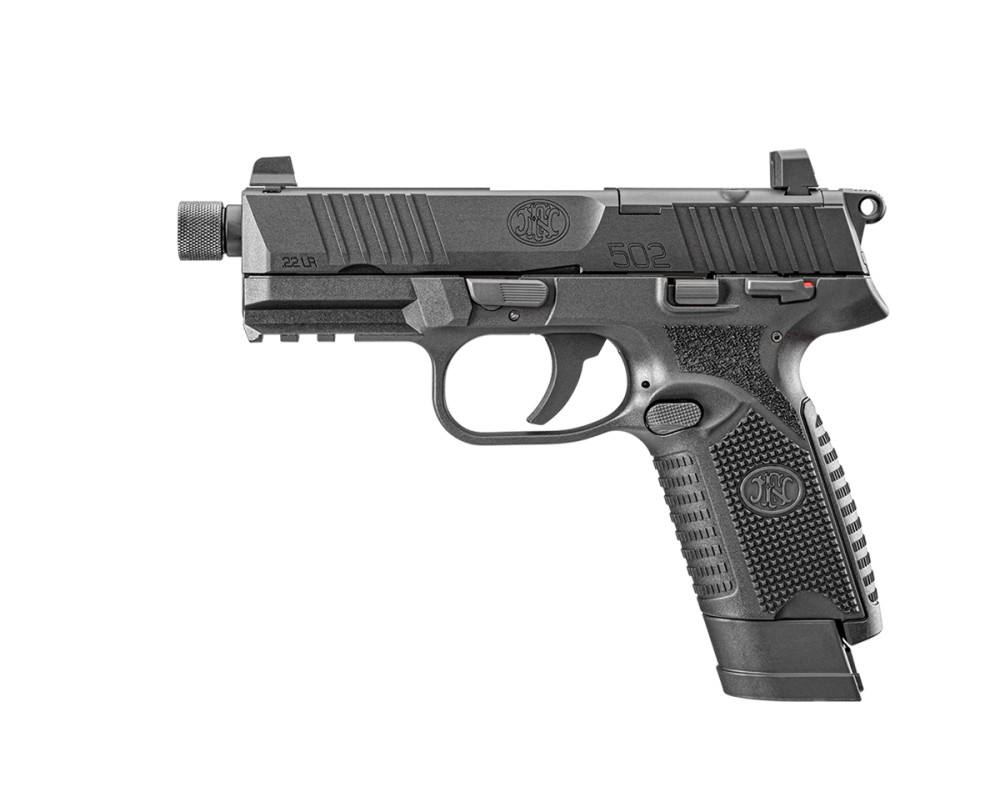 FN 502 TACTICAL BLACK 22LR 15 RD