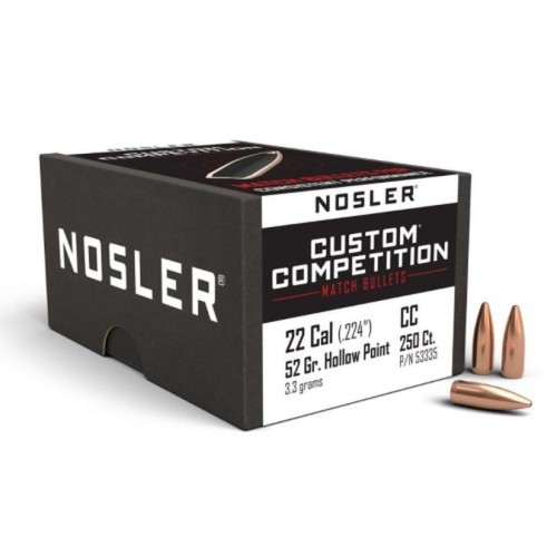 NOSLER C22 GR 52 HPBT QT 250PZ