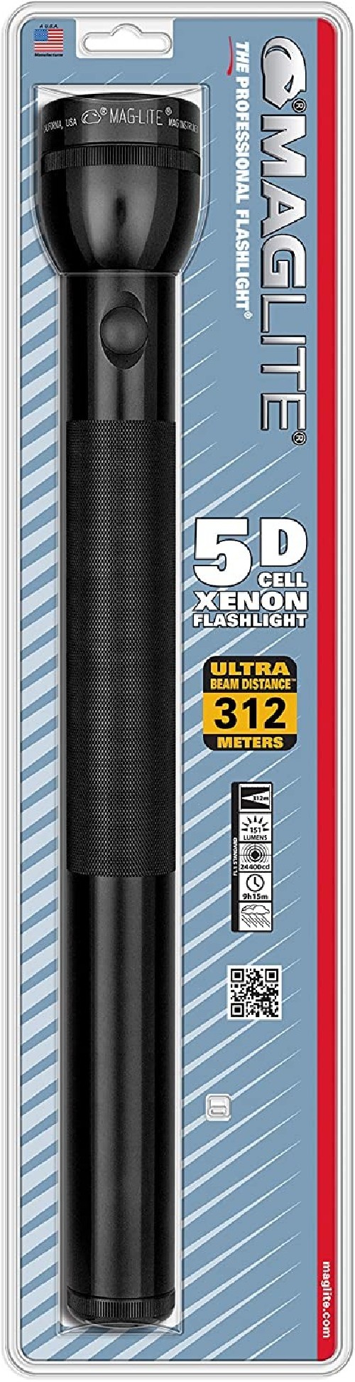 MAGLITE 5D XENON FLASHLIGHT