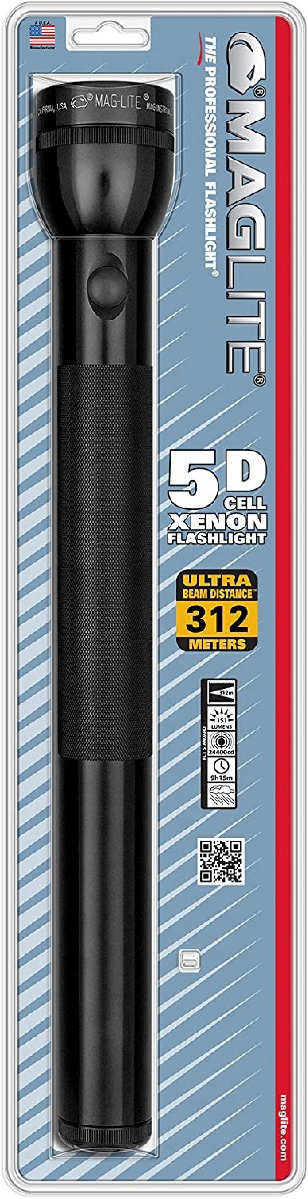 MAGLITE 5D XENON FLASHLIGHT