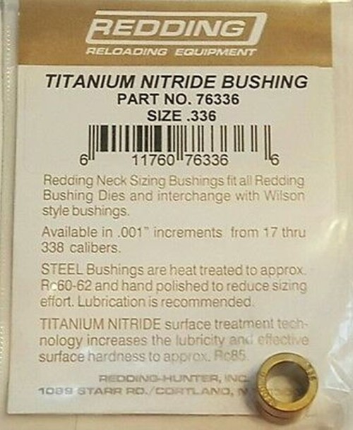 REDDING BUSHING STEEL SIZE 336