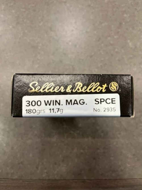S&B CARICHE 300 WIN SPCE 180 GR