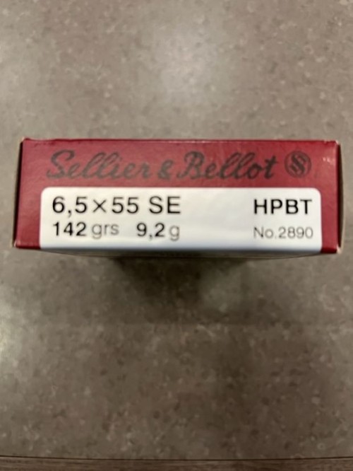 S&B CARICHE CAL 6,5X55 SE 142 GR