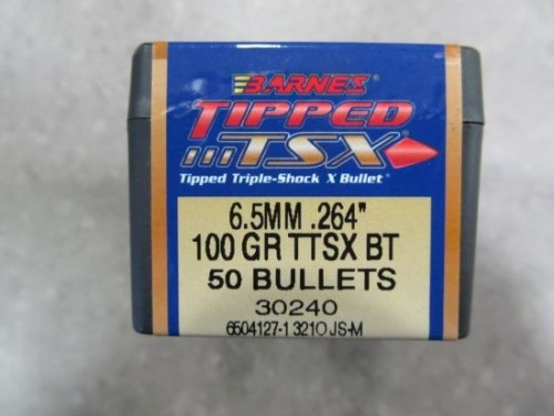 BARNES PALLE TTSX CAL 6,5MM GR 100