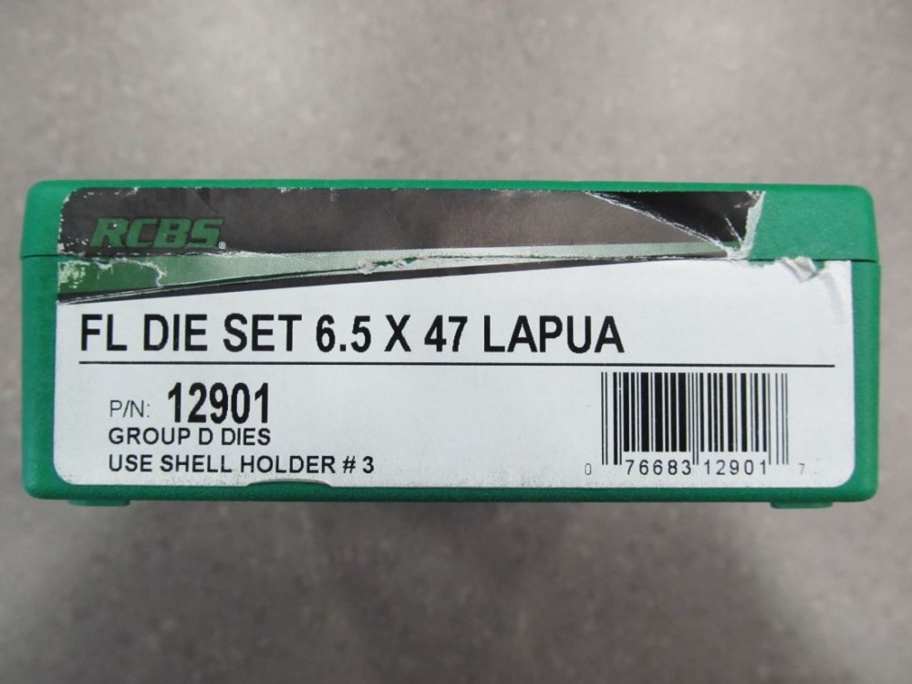 RCBS F L DIE SET 6,5X47 LAPUA