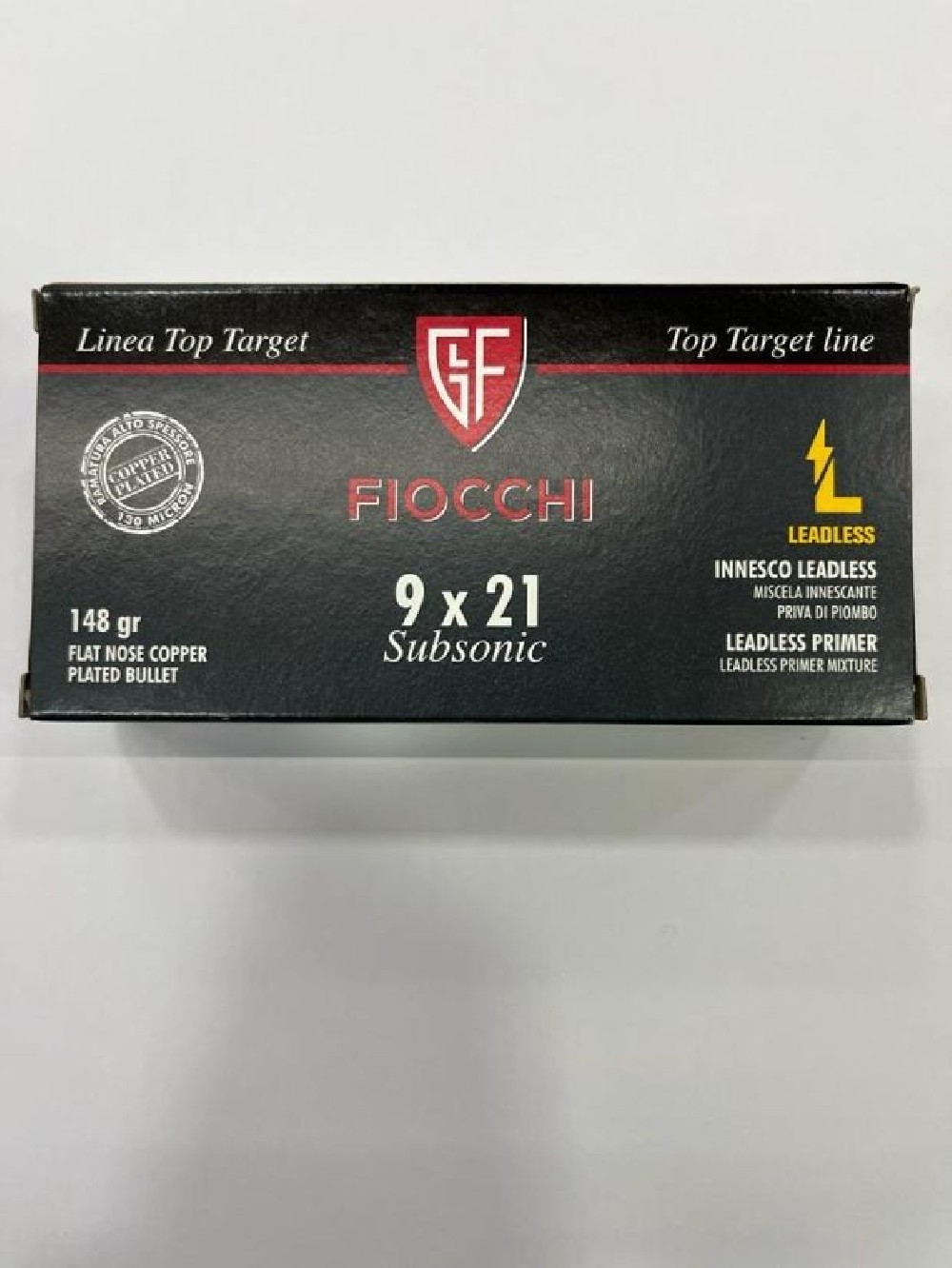 FIOCCHI CARICHE 9X21 FNCP SUBS 148G