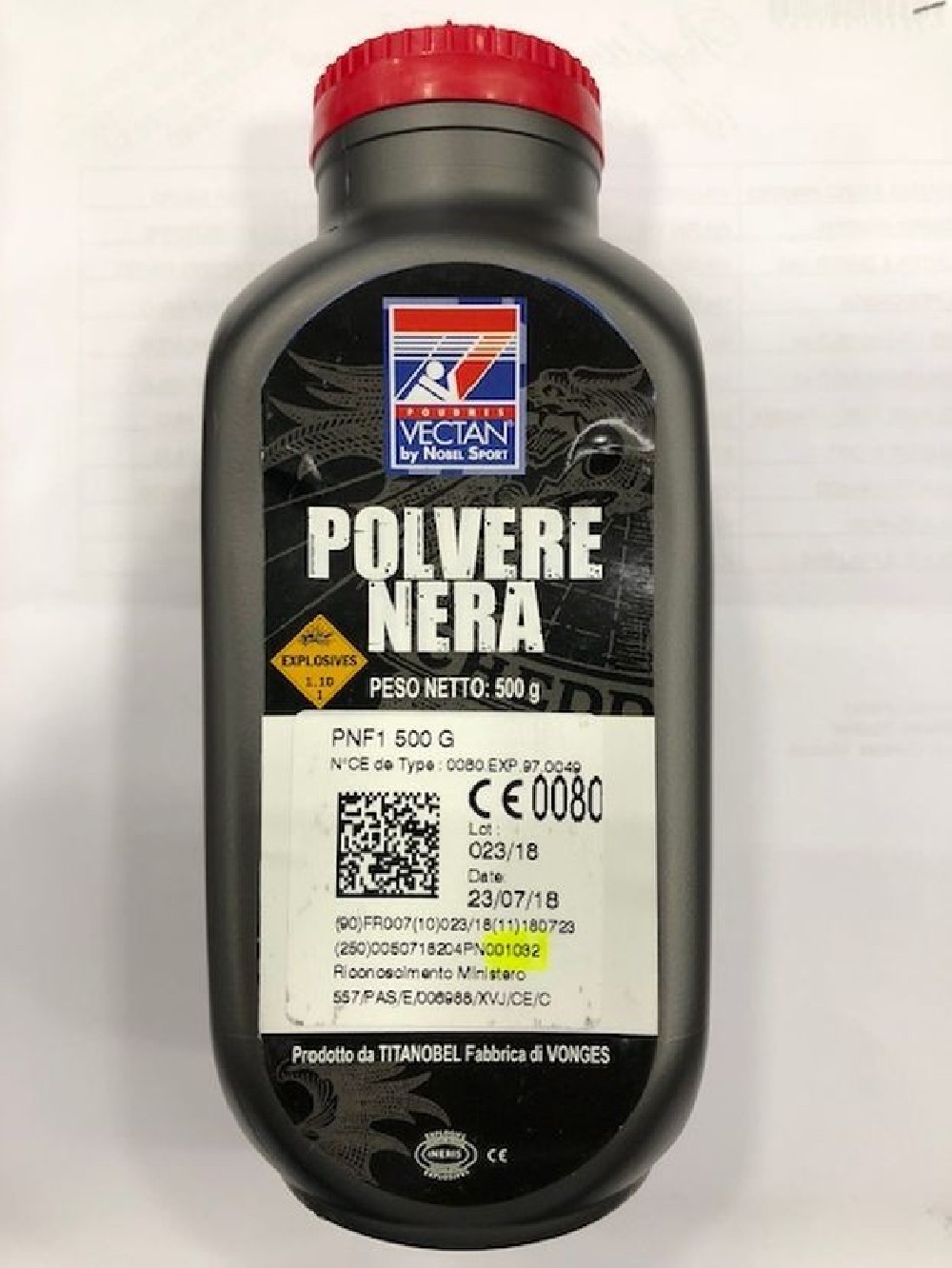 VECTAN POLVERE NERA PNF1 500 GR