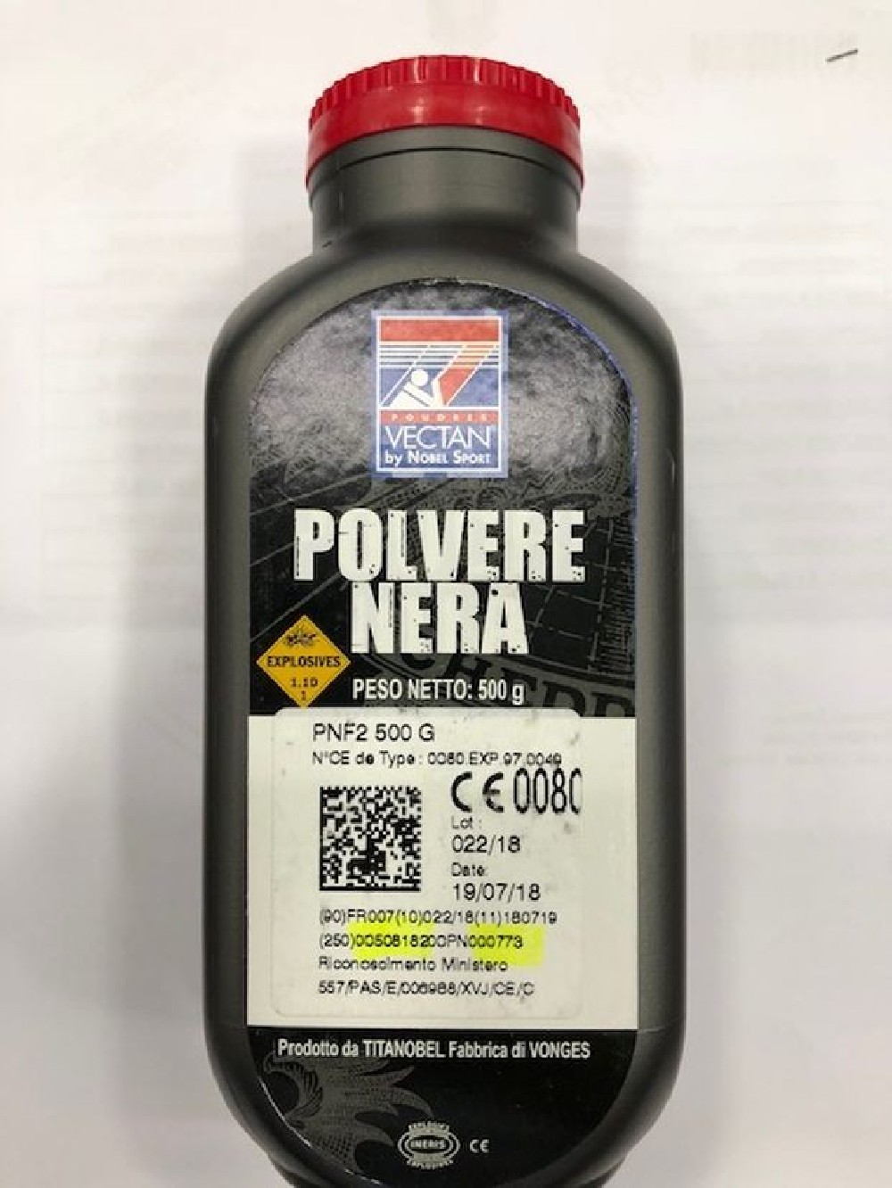 VECTAN POLVERE NERA PNF2 500 GR
