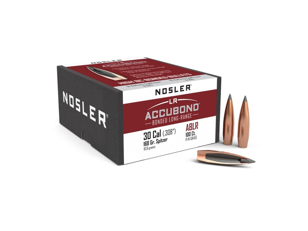 NOSLER ACCUBOND PALLE CAL30 GR168