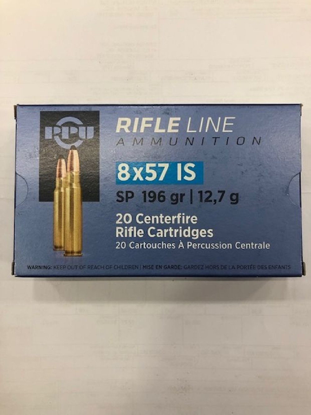 PRVI CARICHE CAL 8X57JS SPBT
