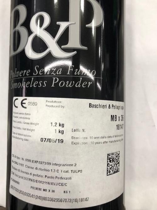 BASCHIERI & PELLAGRI MBX36 KG 1,00